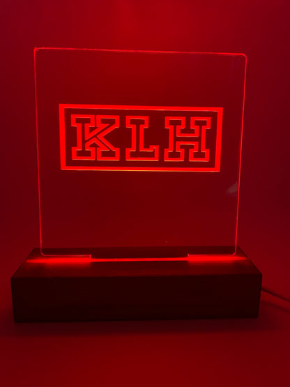 LED Acrylic Music Sign for Decoration KLH Music Lovers