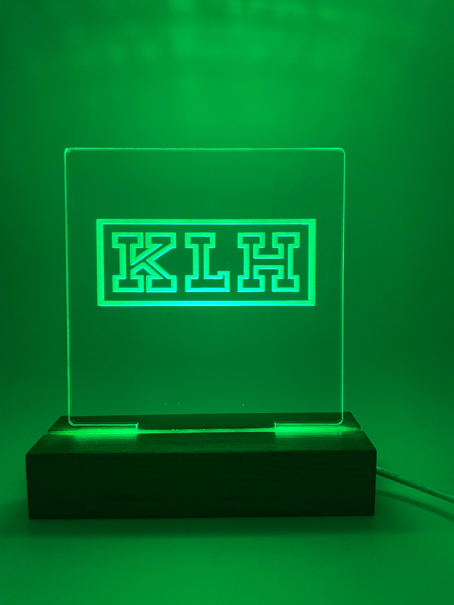 LED Acrylic Music Sign for Decoration KLH Music Lovers