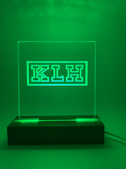 LED Acrylic Music Sign for Decoration KLH Music Lovers