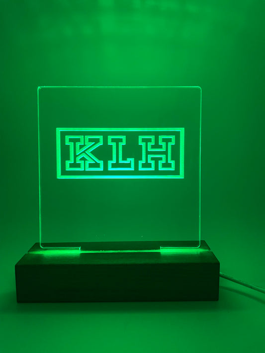 LED Acrylic Music Sign for Decoration KLH Music Lovers