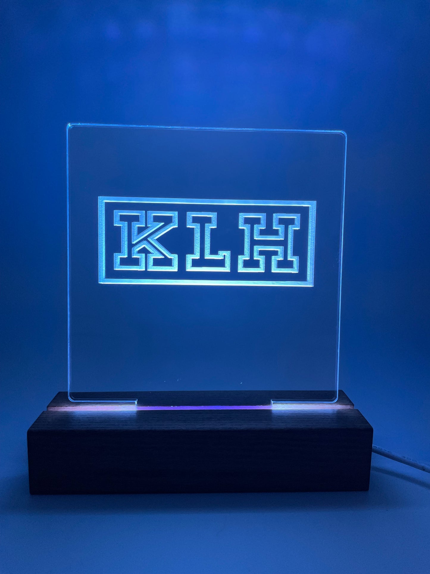 LED Acrylic Music Sign for Decoration KLH Music Lovers