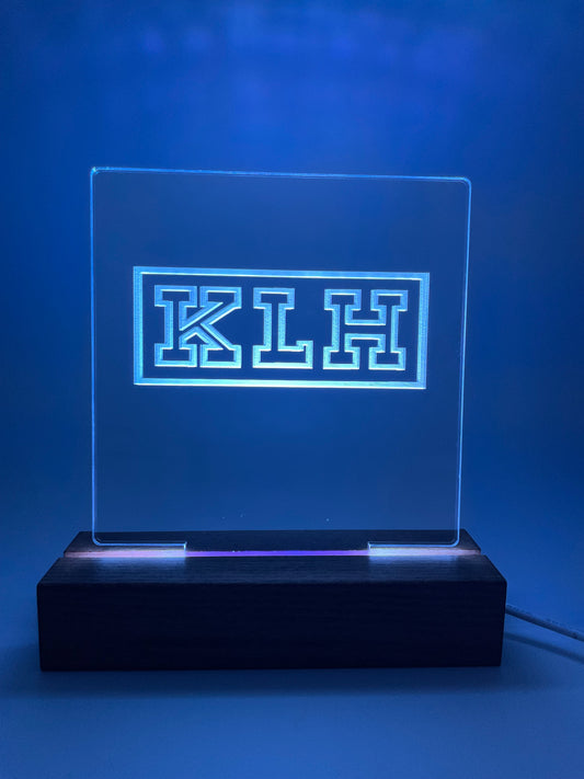 LED Acrylic Music Sign for Decoration KLH Music Lovers