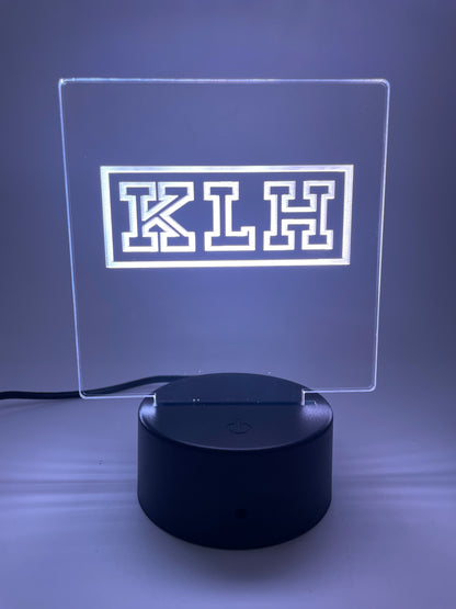 LED Acrylic Music Sign for Decoration KLH Music Lovers