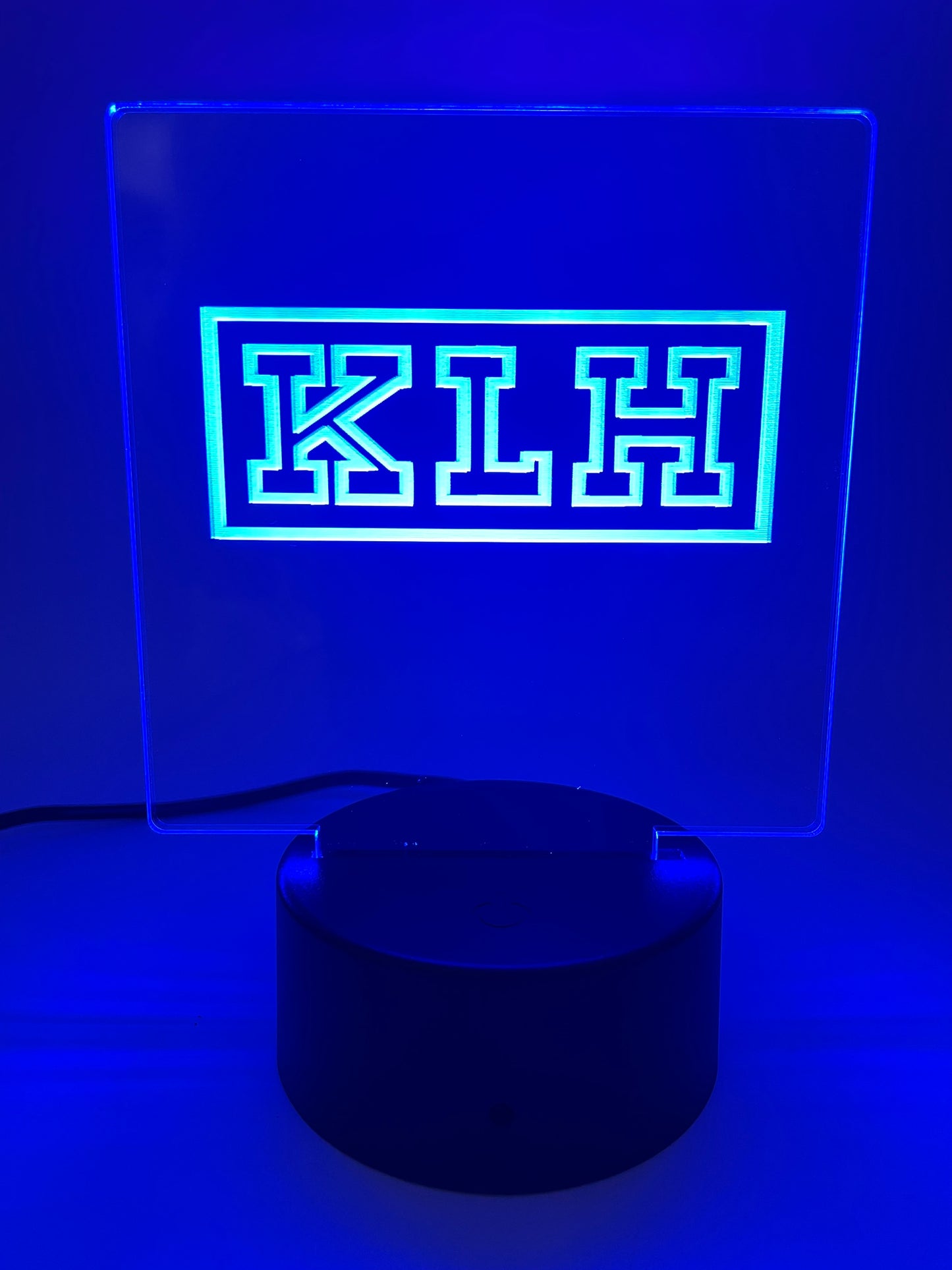LED Acrylic Music Sign for Decoration KLH Music Lovers