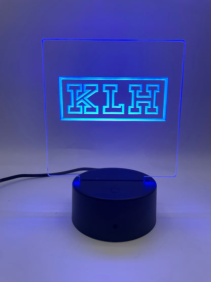 LED Acrylic Music Sign for Decoration KLH Music Lovers