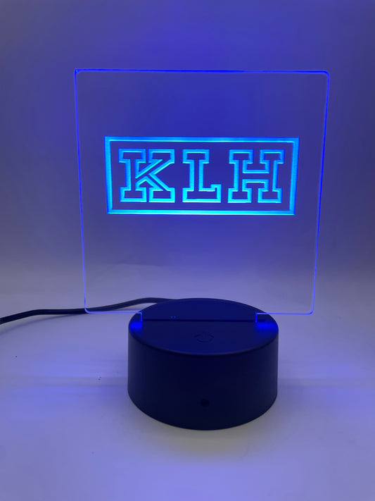 LED Acrylic Music Sign for Decoration KLH Music Lovers