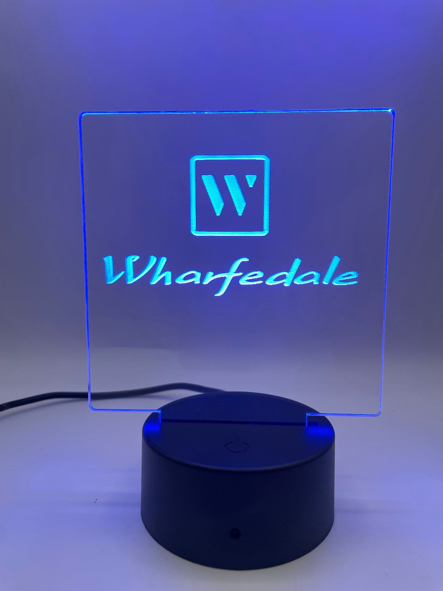 LED Acrylic Music Lover's Sign for Room Decoration Wharfedale