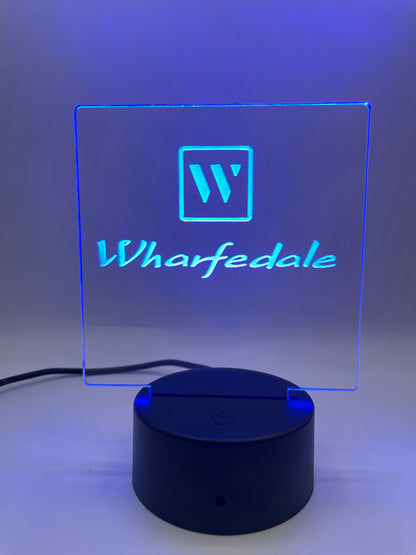 LED Acrylic Music Lover's Sign for Room Decoration Wharfedale