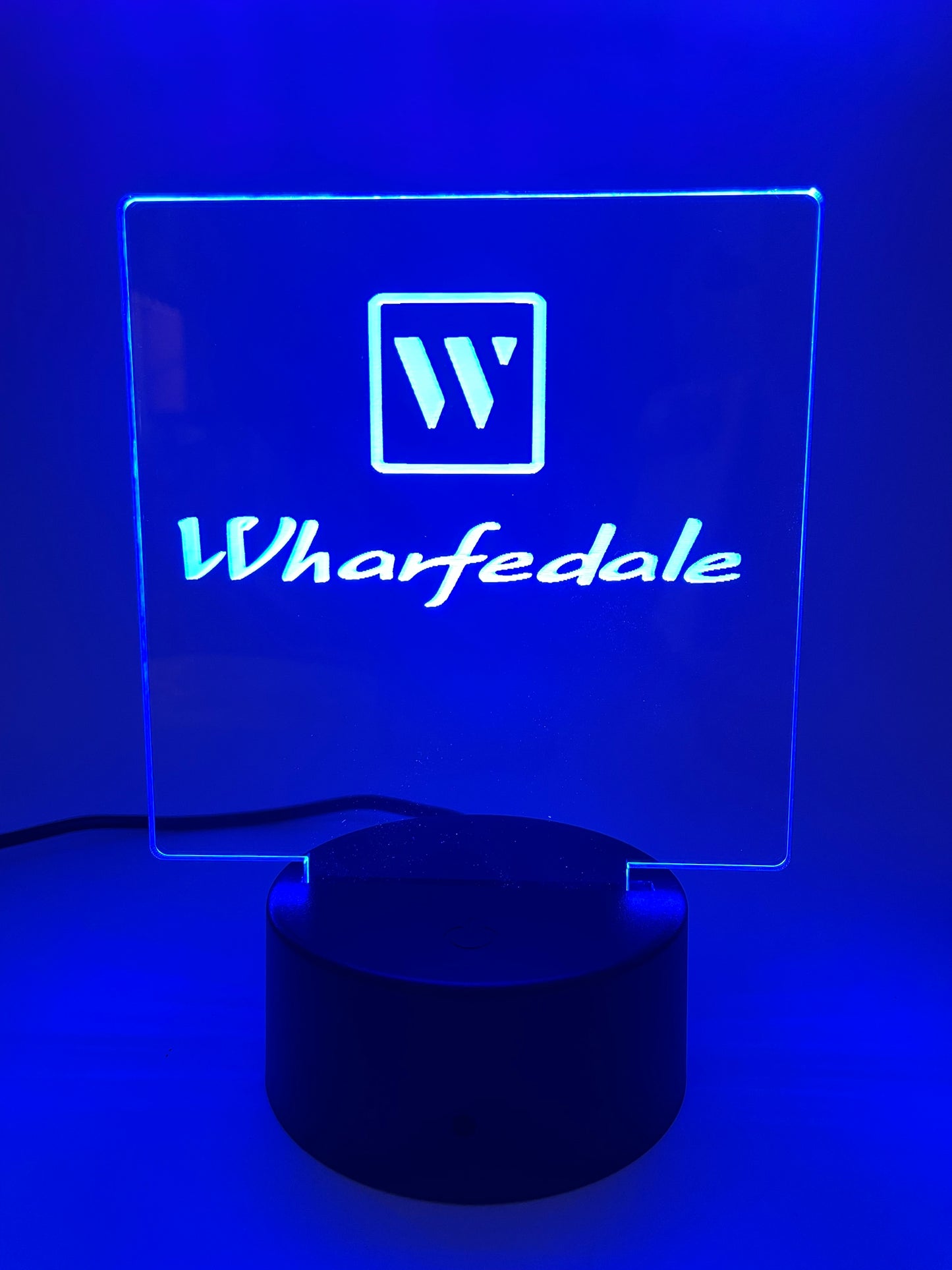 LED Acrylic Music Lover's Sign for Room Decoration Wharfedale
