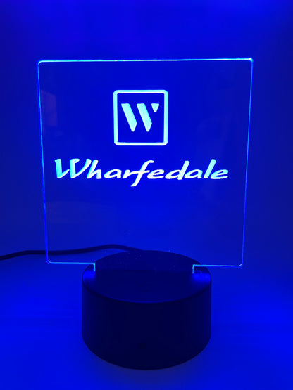 LED Acrylic Music Lover's Sign for Room Decoration Wharfedale