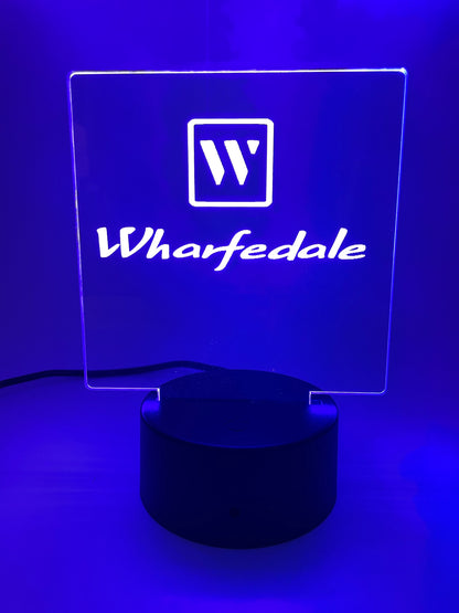 LED Acrylic Music Lover's Sign for Room Decoration Wharfedale