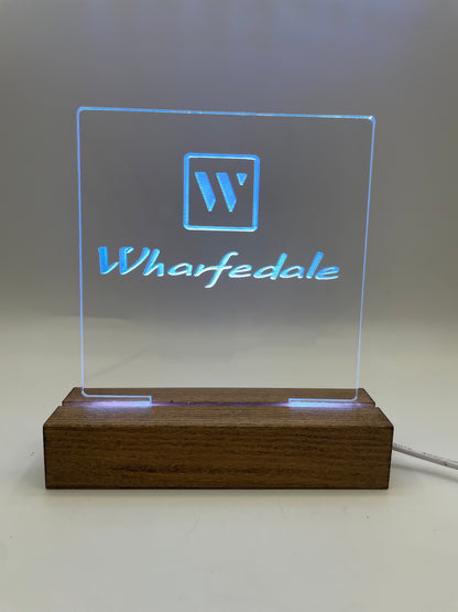 LED Acrylic Music Lover's Sign for Room Decoration Wharfedale