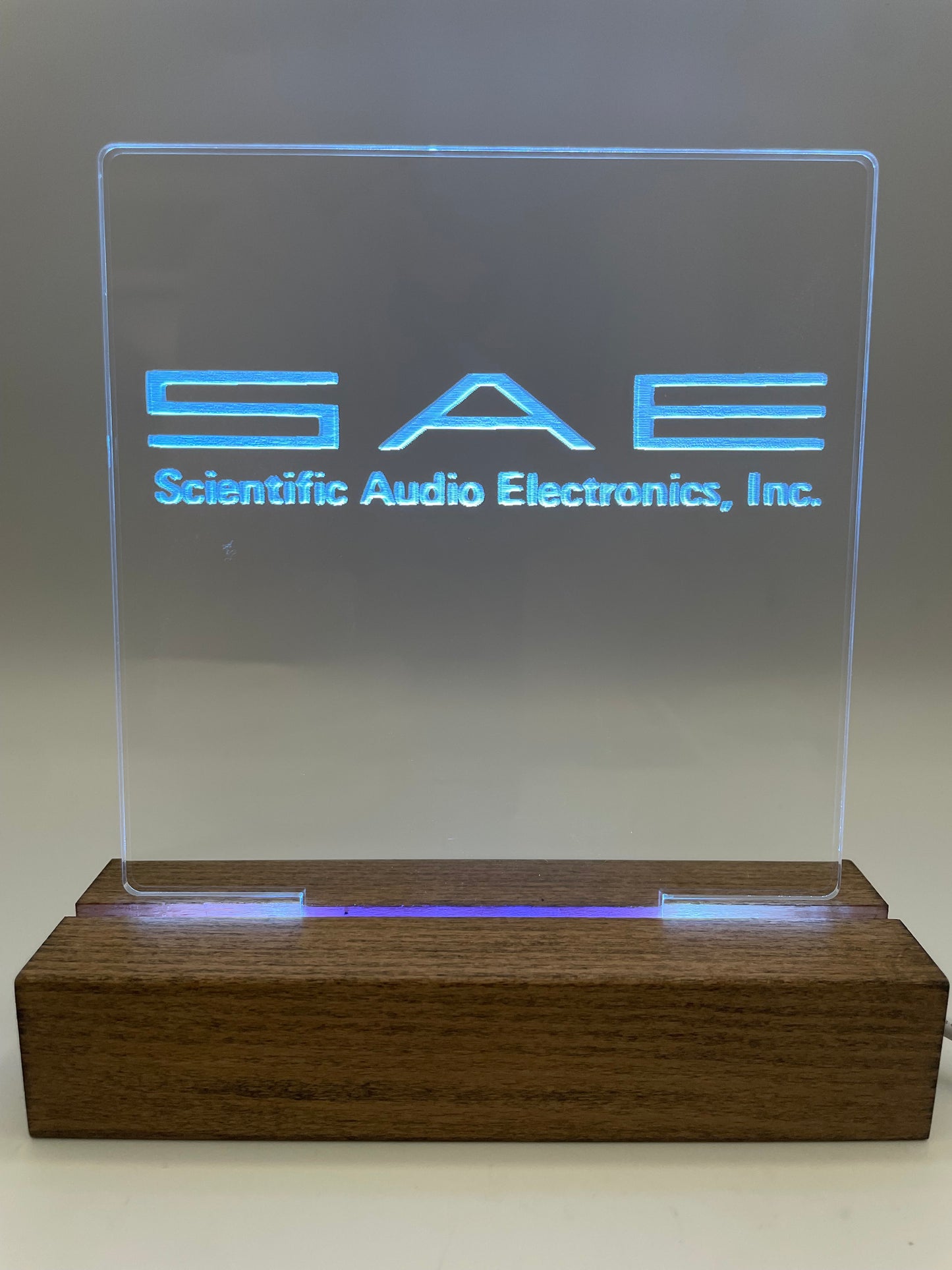 LED Acrylic Sign Music Lovers Room Decoration SAE