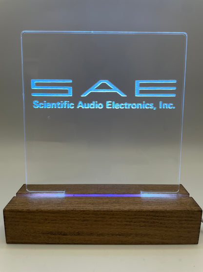 LED Acrylic Sign Music Lovers Room Decoration SAE