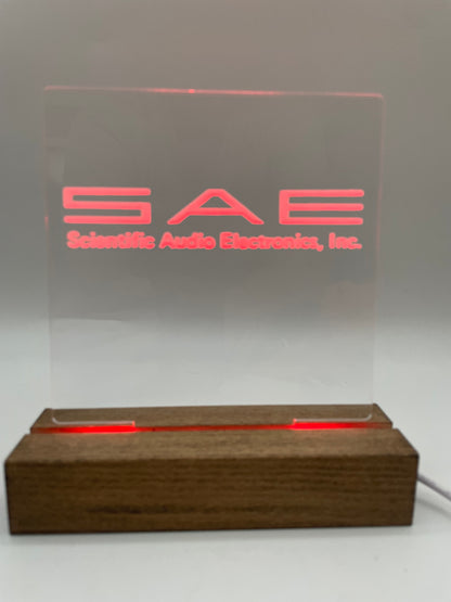 LED Acrylic Sign Music Lovers Room Decoration SAE