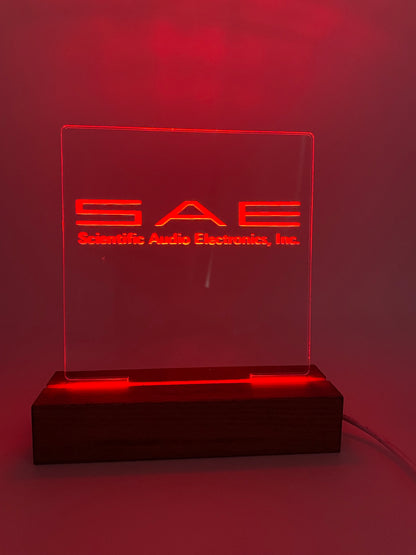 LED Acrylic Sign Music Lovers Room Decoration SAE