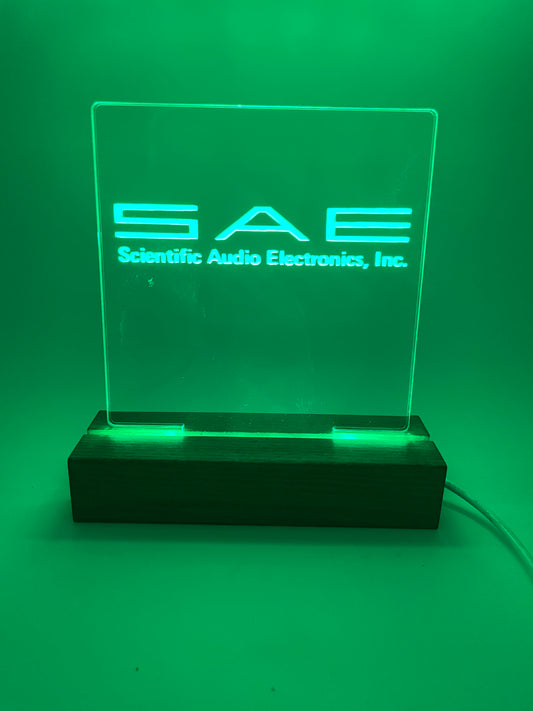 LED Acrylic Sign Music Lovers Room Decoration SAE