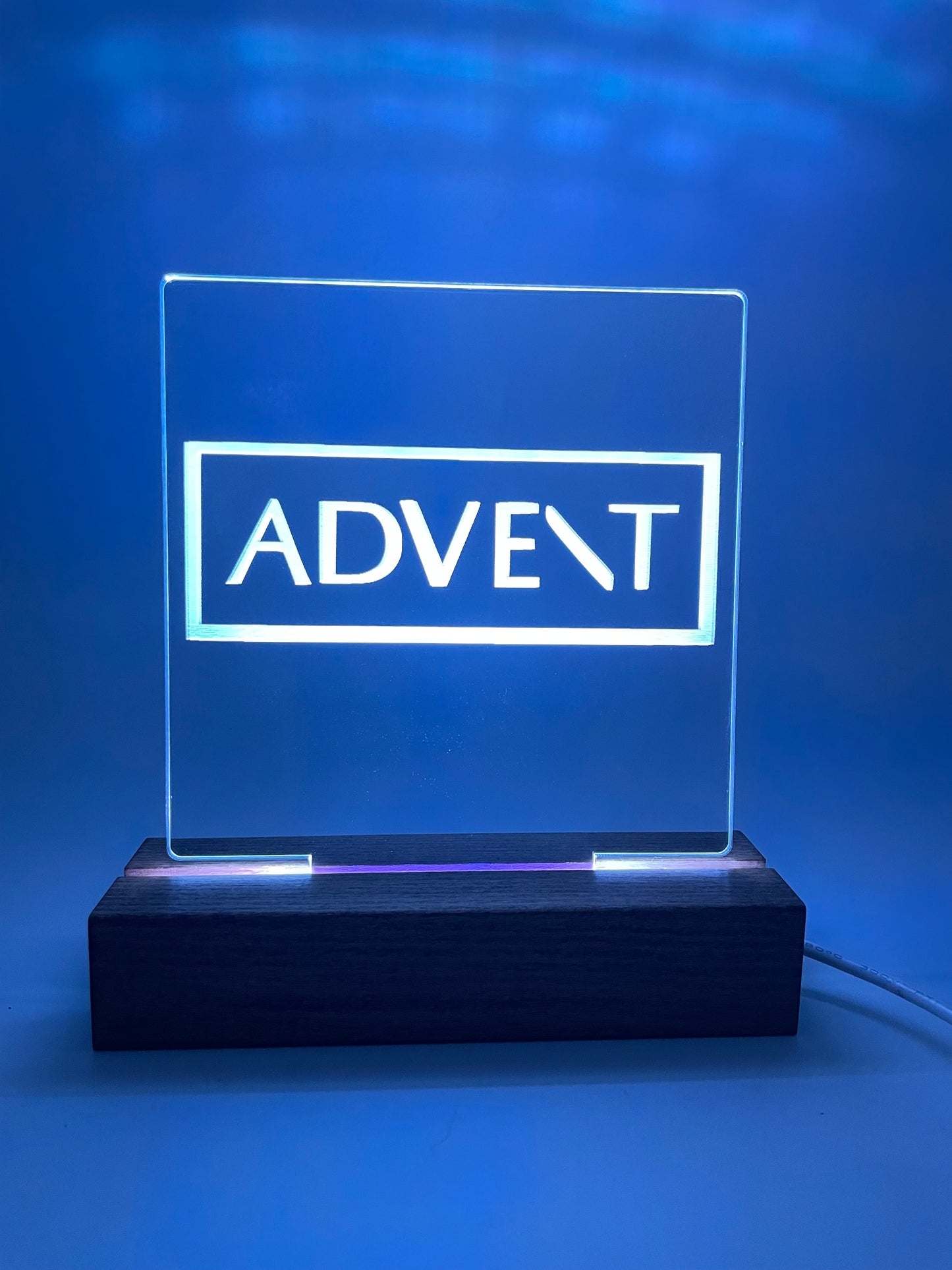 LED Acrylic Music Sign for Room Decoration Advent