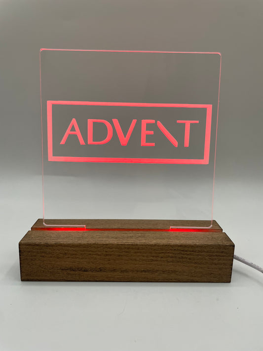 LED Acrylic Music Sign for Room Decoration Advent