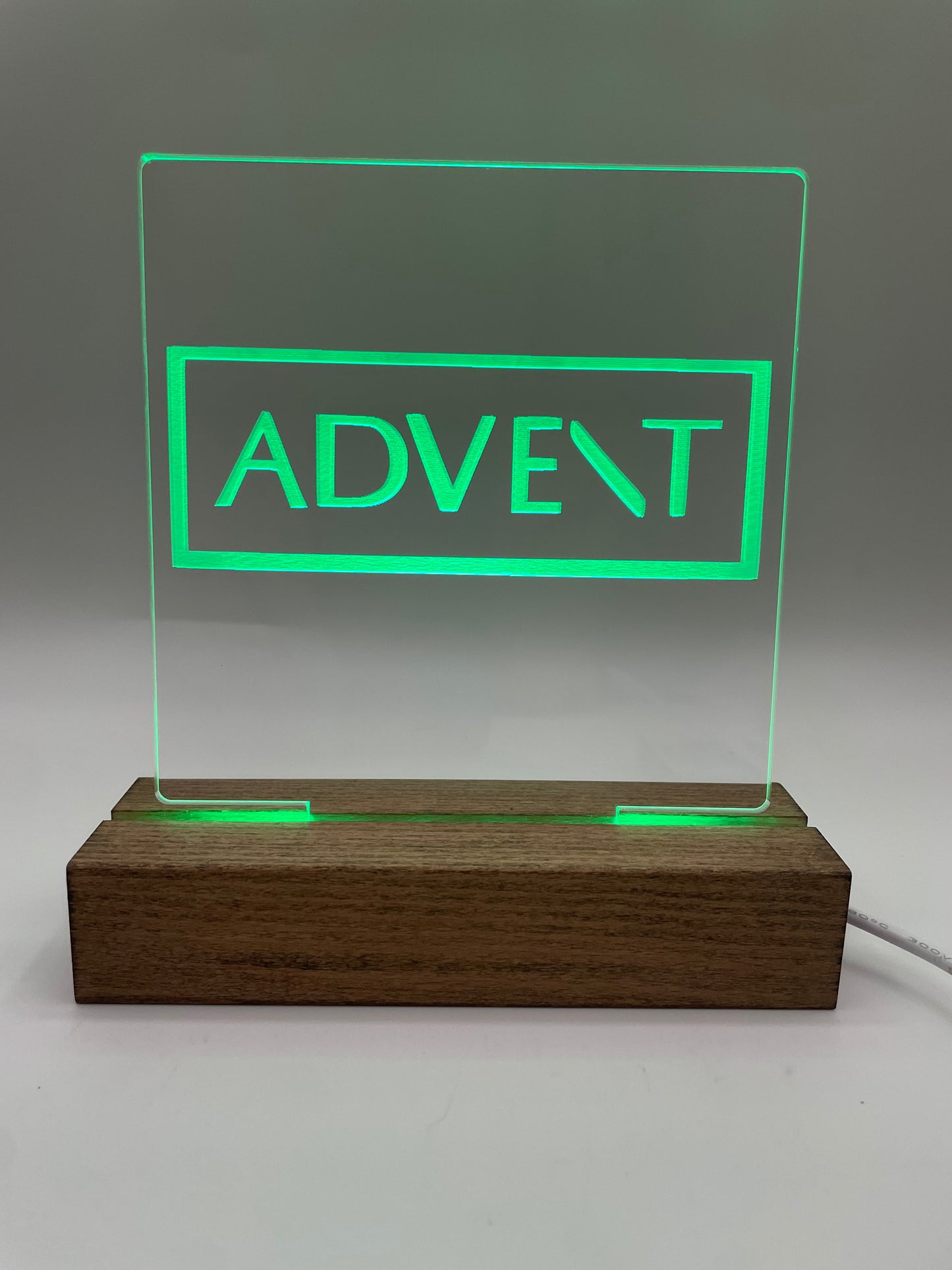 LED Acrylic Music Sign for Room Decoration Advent