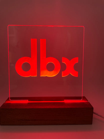LED Acrylic Music Light Sign dbx Music Room Decoration