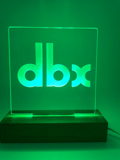 LED Acrylic Music Light Sign dbx Music Room Decoration