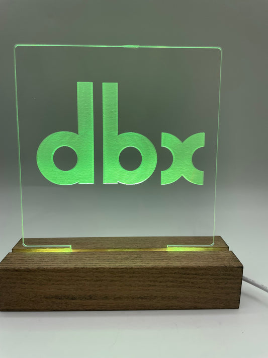 LED Acrylic Music Light Sign dbx Music Room Decoration