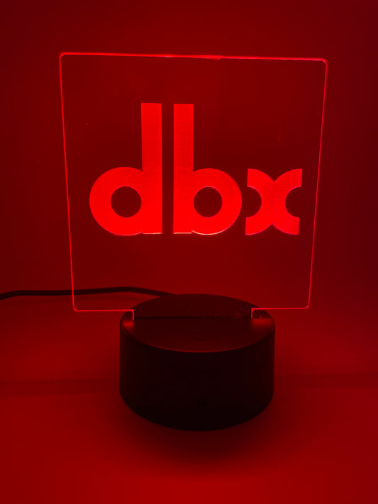 LED Acrylic Music Light Sign dbx Music Room Decoration