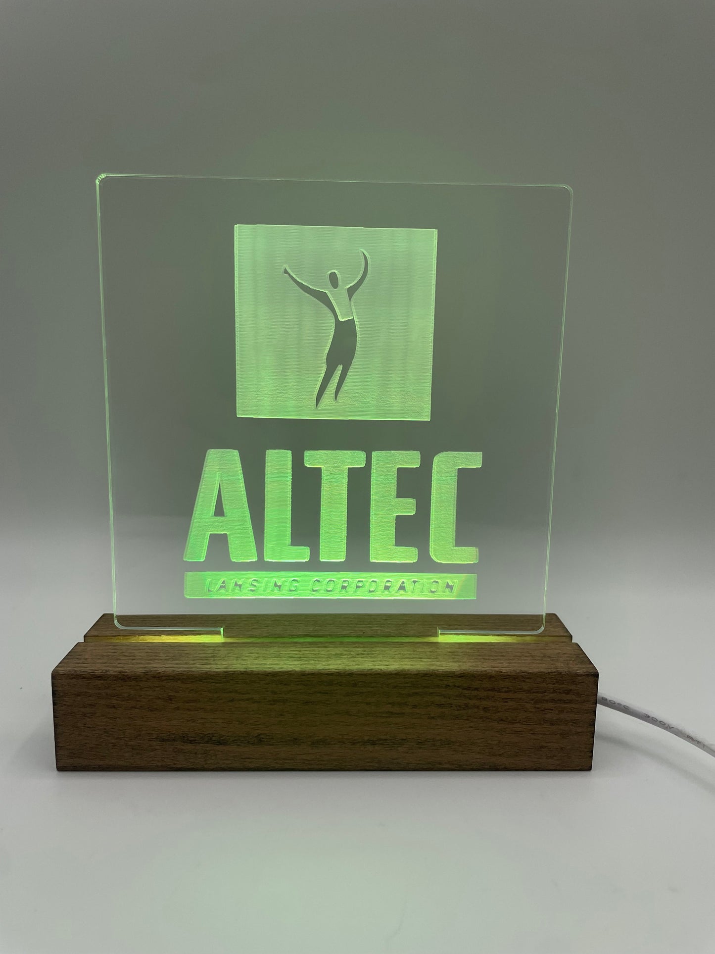 LED Acrylic Music Lover's Sign for Decoration Altec