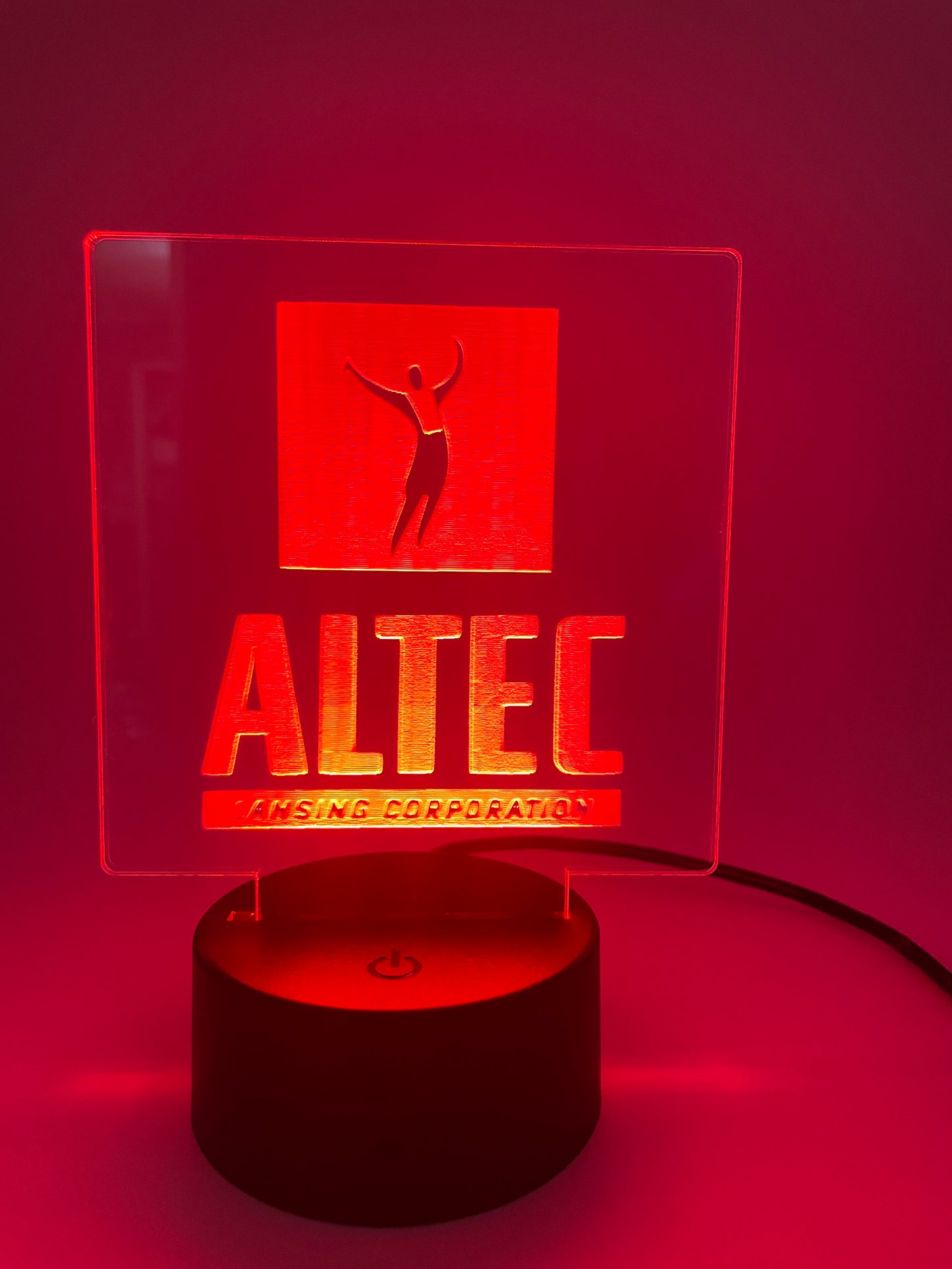 LED Acrylic Music Lover's Sign for Decoration Altec