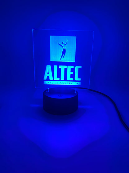 LED Acrylic Music Lover's Sign for Decoration Altec