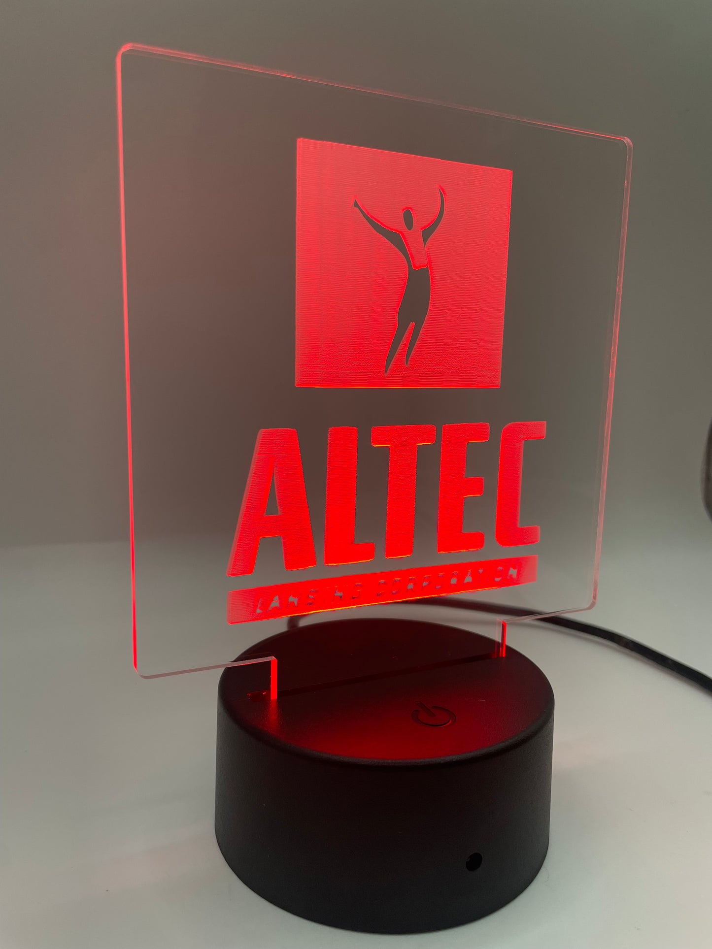 LED Acrylic Music Lover's Sign for Decoration Altec