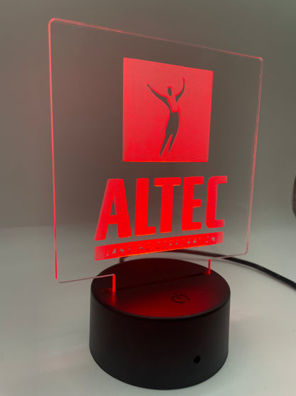 LED Acrylic Music Lover's Sign for Decoration Altec
