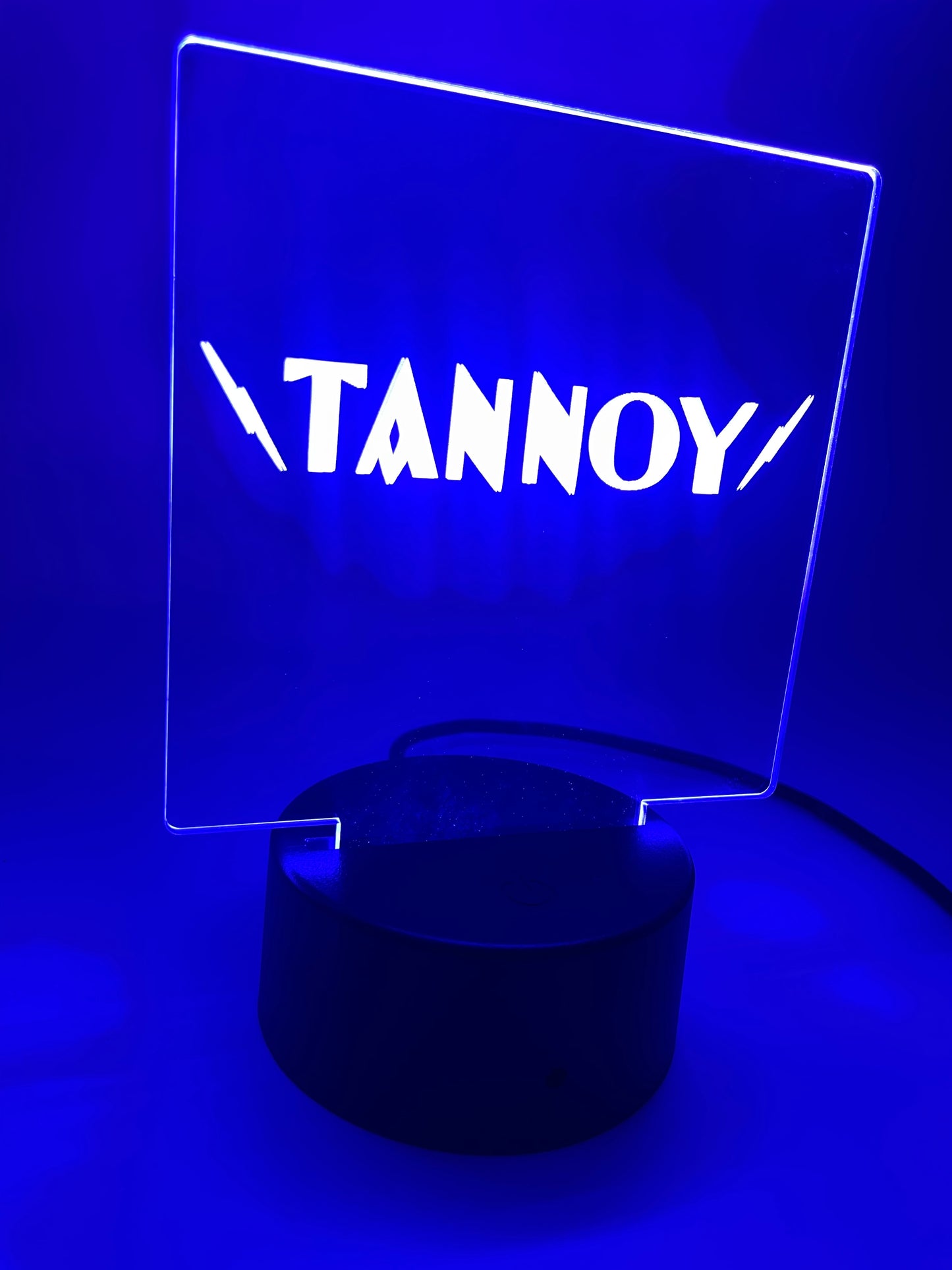 LED Acrylic Music Lover's Sign for Decoration Tannoy