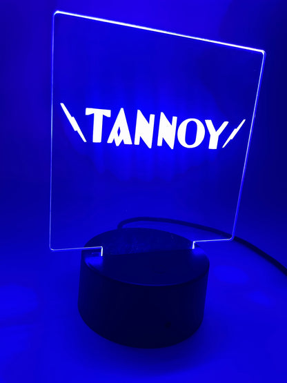 LED Acrylic Music Lover's Sign for Decoration Tannoy