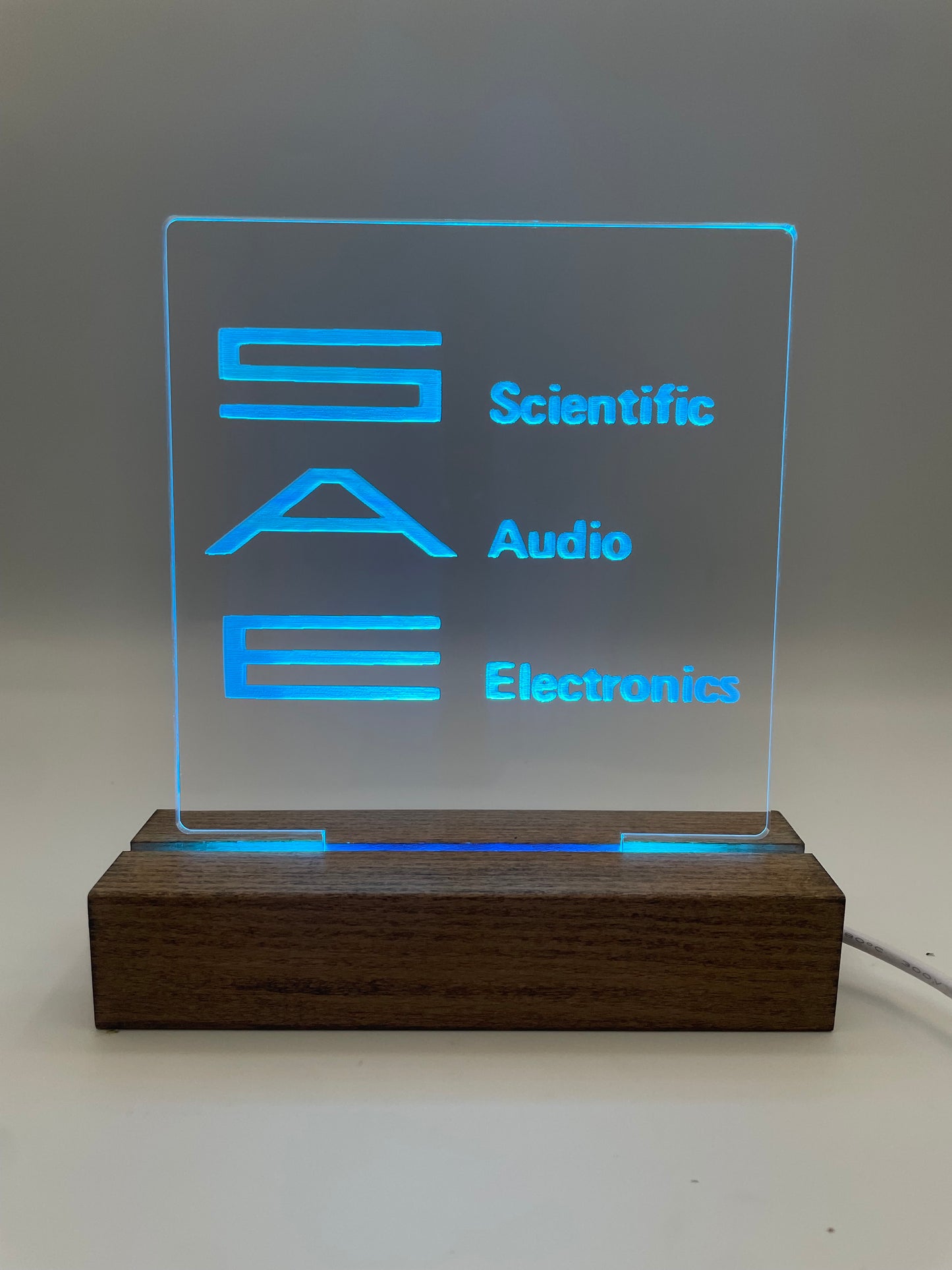 LED Acrylic Sign Music Lovers Room Decoration SAE