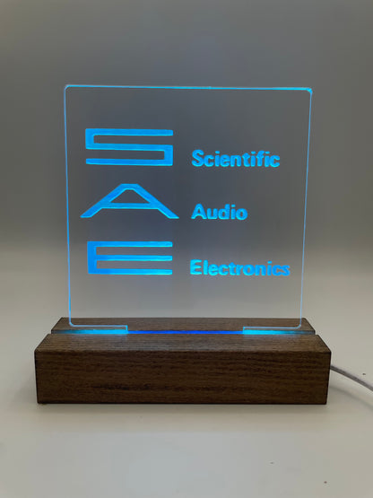 LED Acrylic Sign Music Lovers Room Decoration SAE