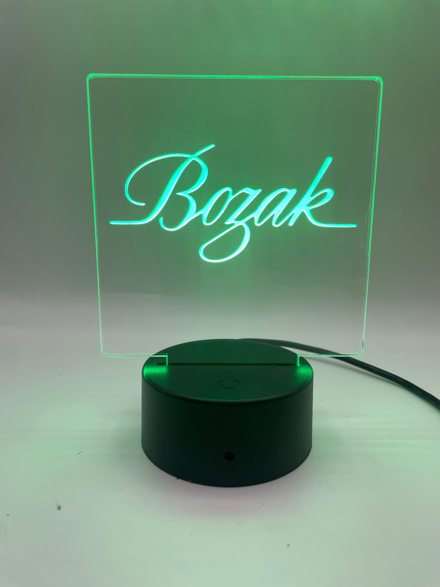 LED Acrylic Music Sign Decoration Bozak