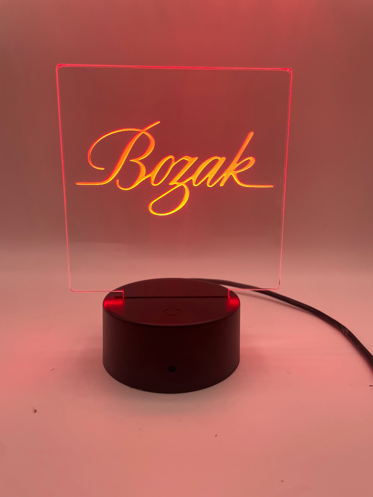 LED Acrylic Music Sign Decoration Bozak