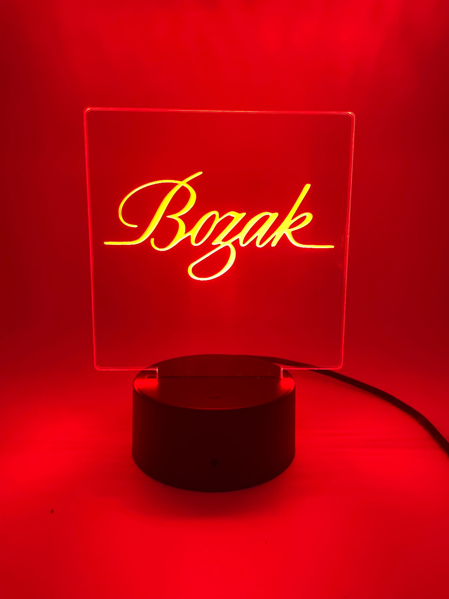 LED Acrylic Music Sign Decoration Bozak