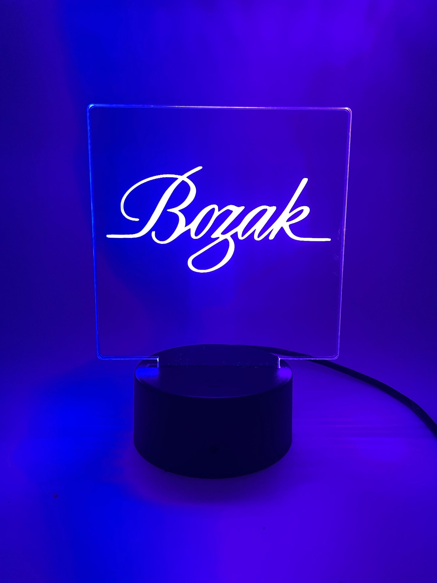 LED Acrylic Music Sign Decoration Bozak