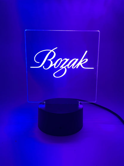 LED Acrylic Music Sign Decoration Bozak
