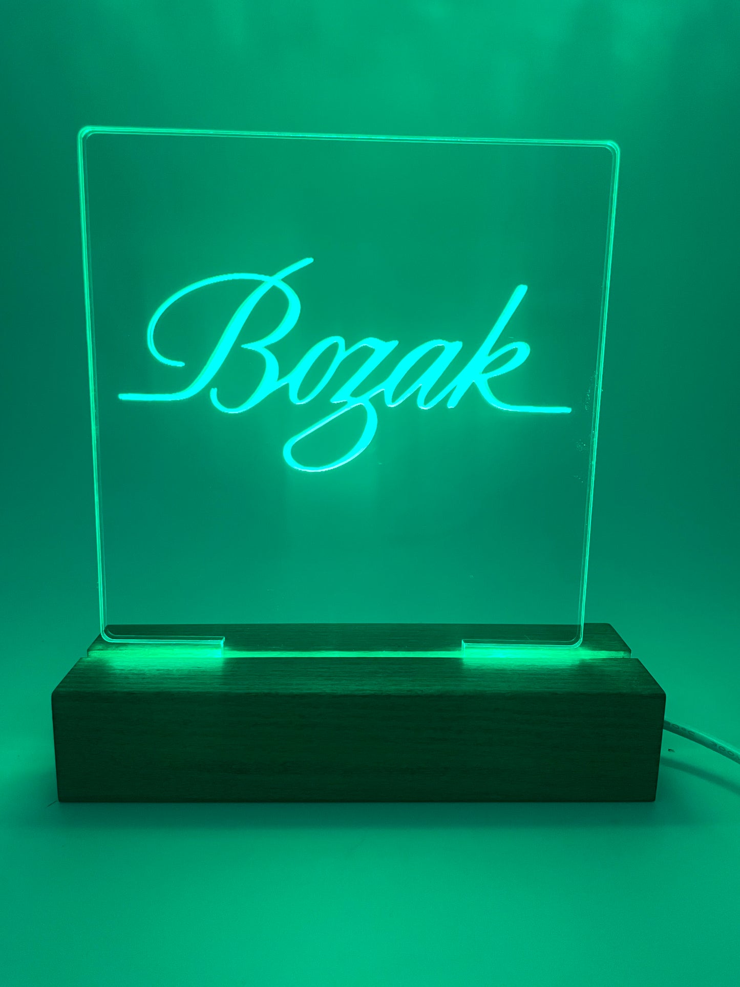 LED Acrylic Music Sign Decoration Bozak