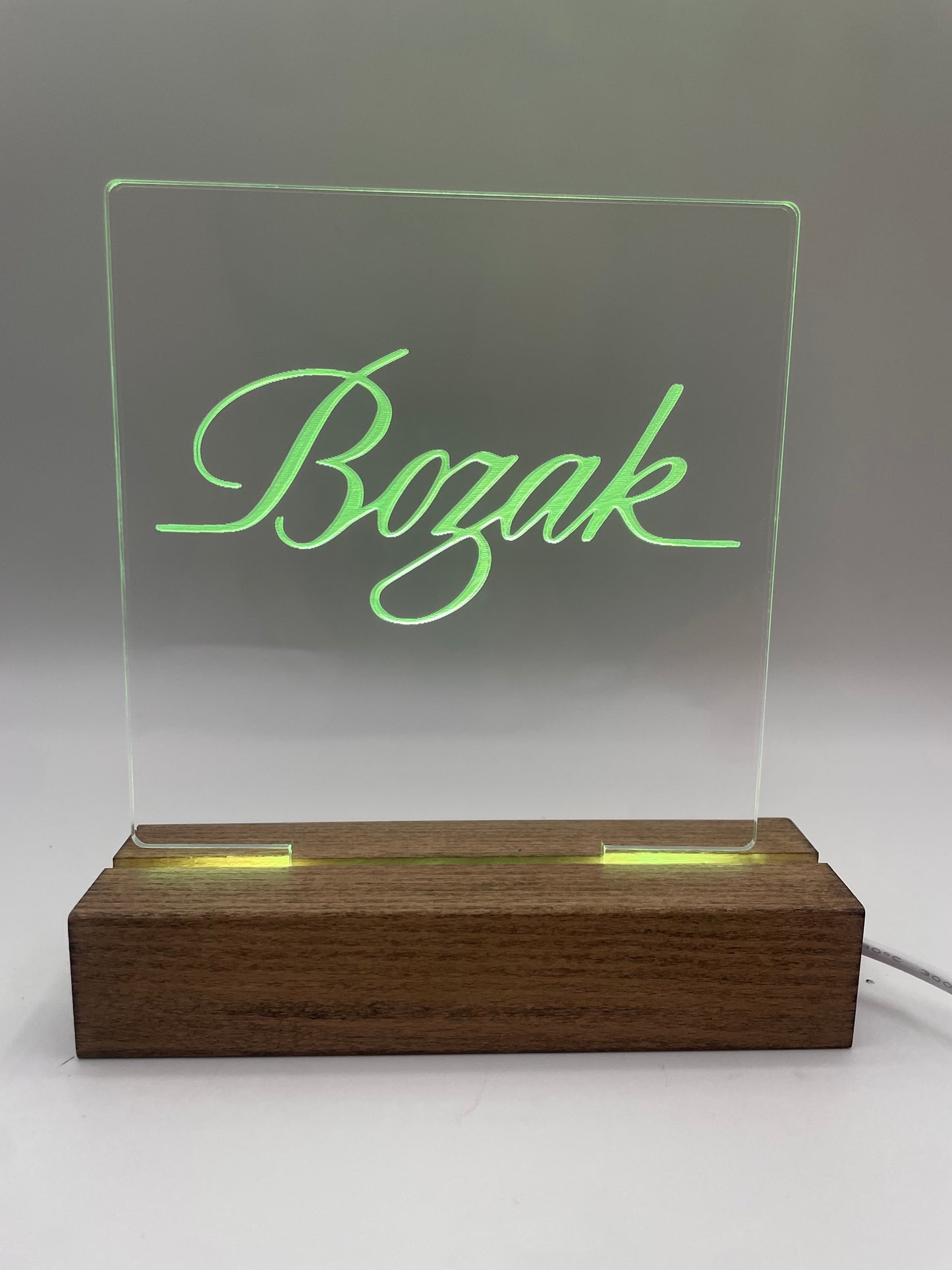 LED Acrylic Music Sign Decoration Bozak