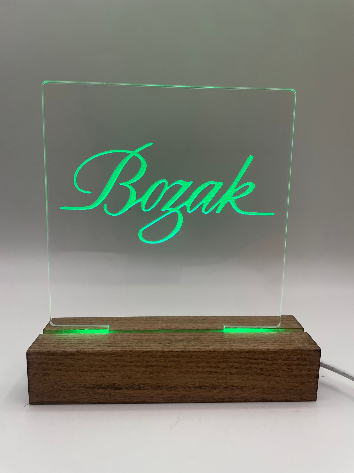 LED Acrylic Music Sign Decoration Bozak