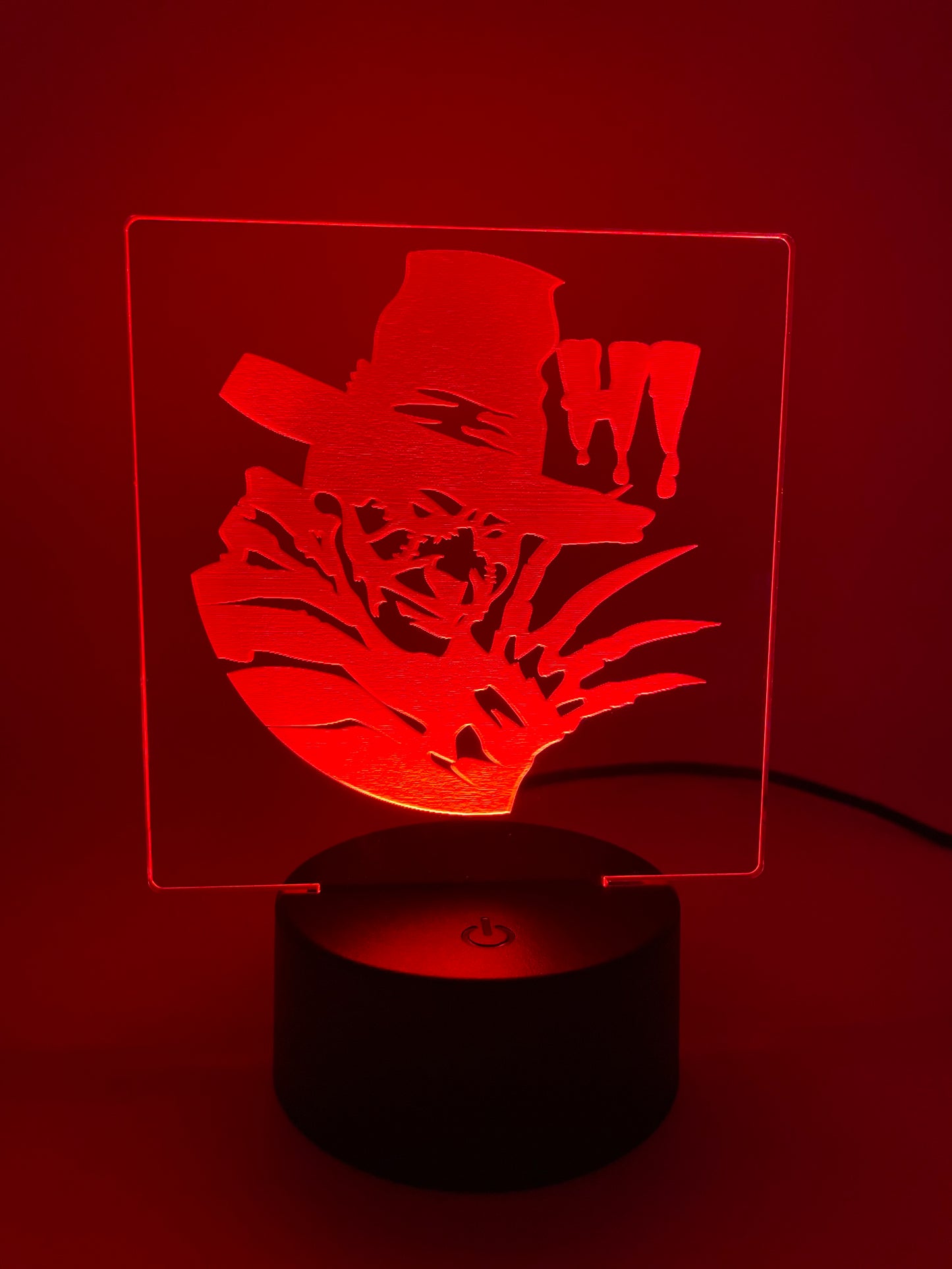 LED Acrylic Horror Movie Decoration Sign Freddie