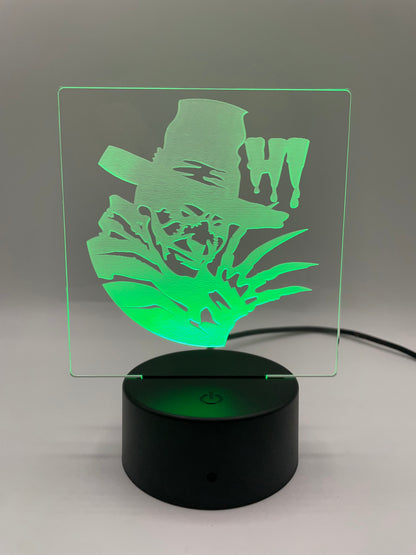 LED Acrylic Horror Movie Decoration Sign Freddie