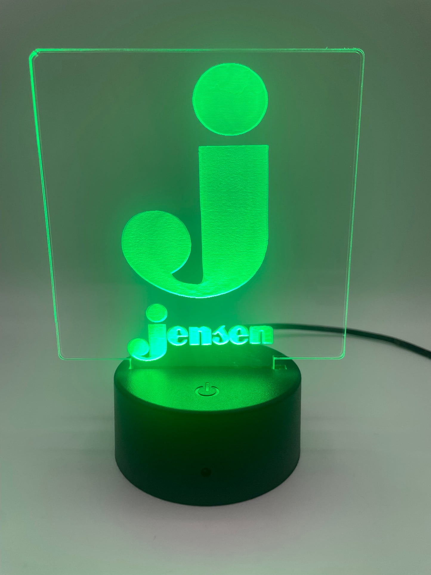 LED Acrylic Music Lover's Sign for Music Room Decoration Jensen