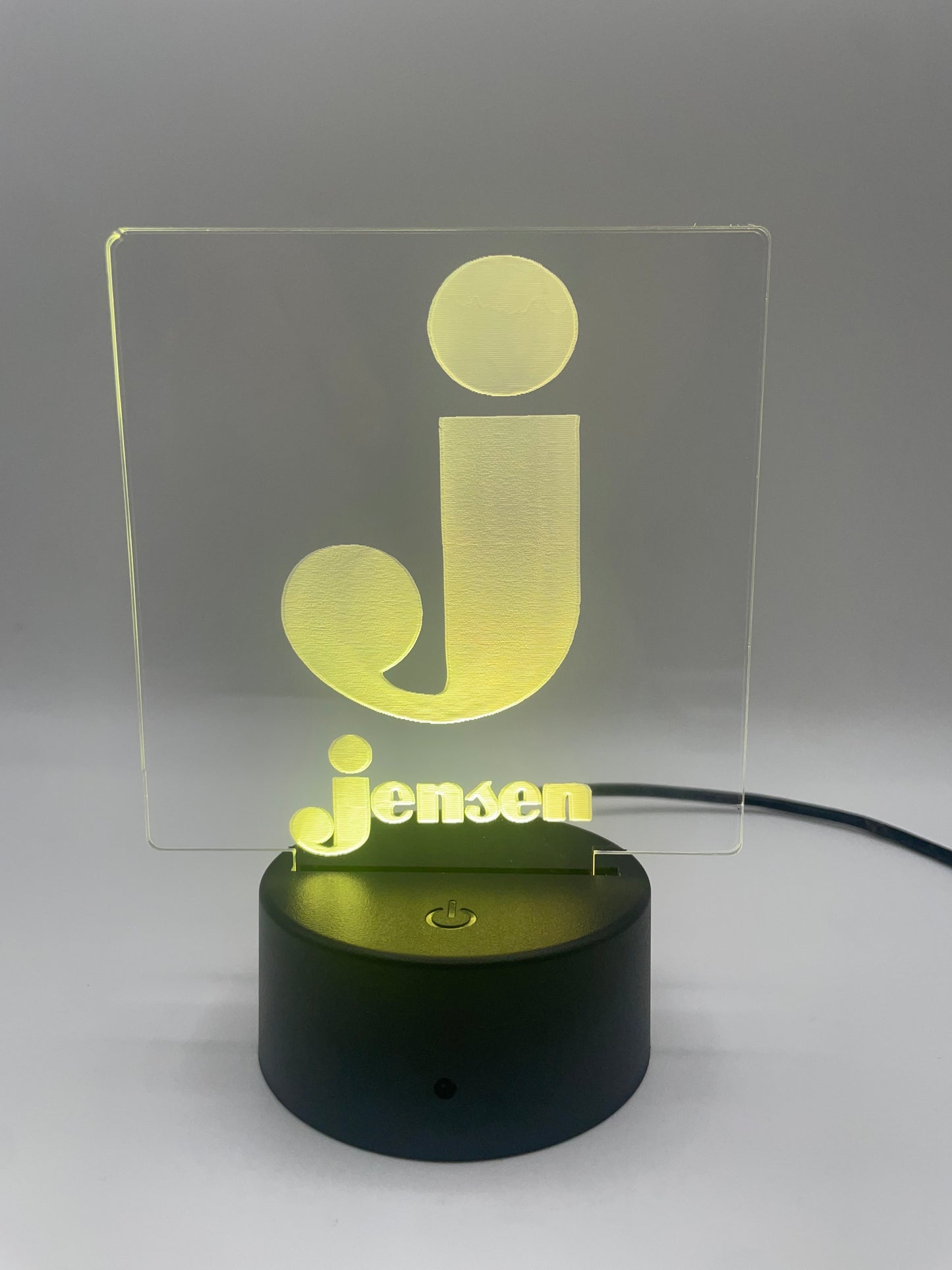 LED Acrylic Music Lover's Sign for Music Room Decoration Jensen