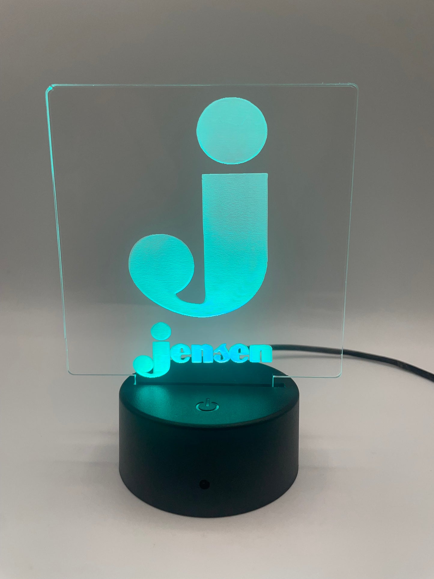 LED Acrylic Music Lover's Sign for Music Room Decoration Jensen